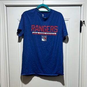 NHL New York Rangers Blue T-Shirt Size Large